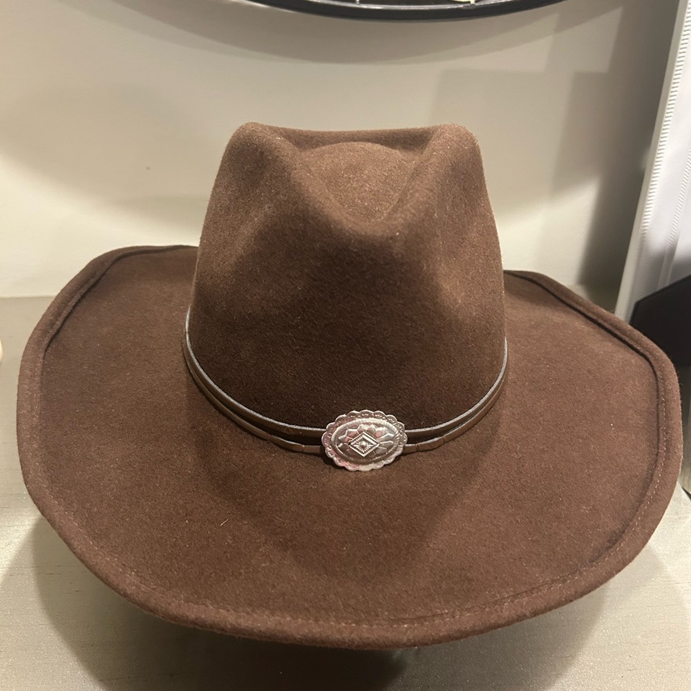 Stetson Brown Rodeo DR Felt Cowboy Hat with Leather Sweatband